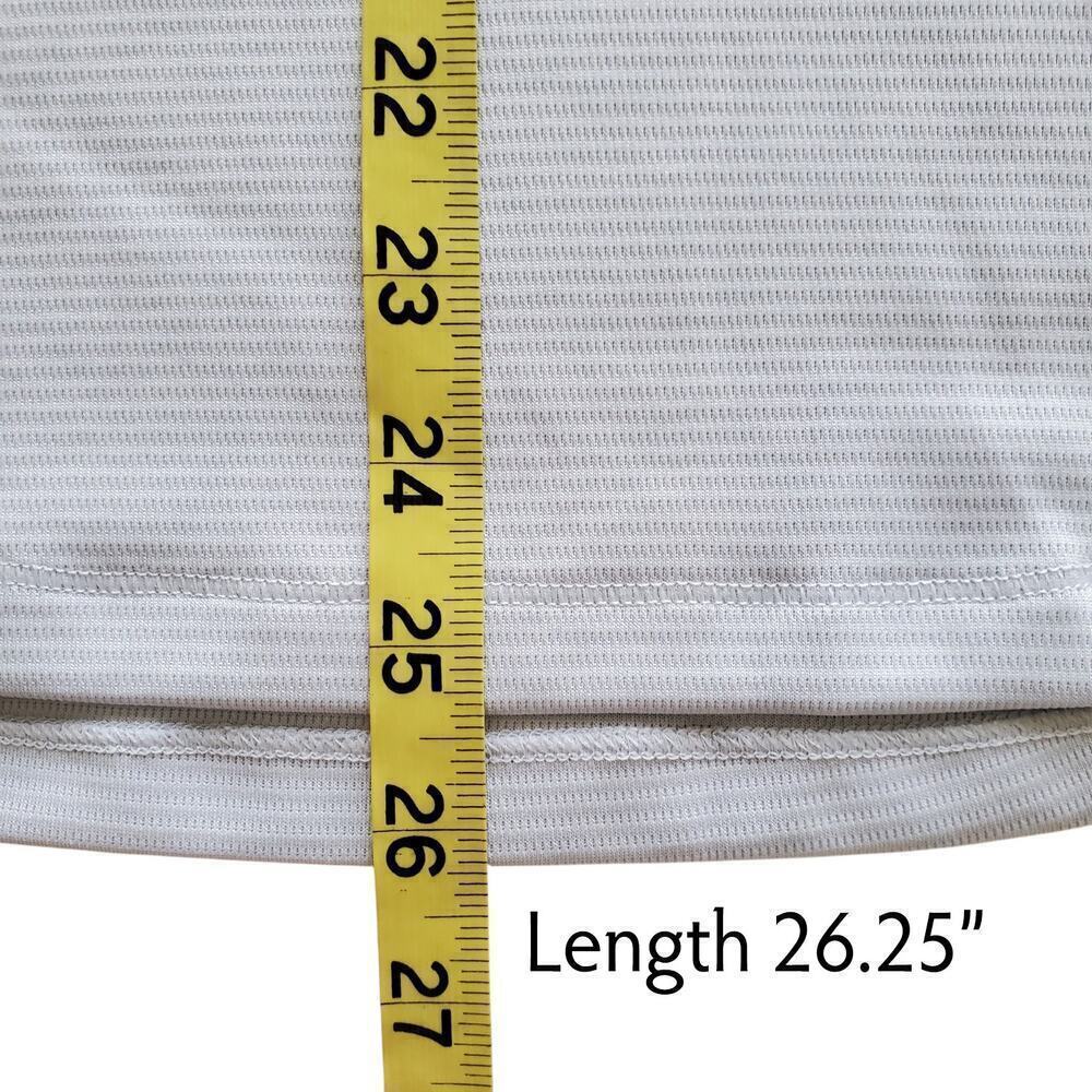 Reel Legends Gray Freeline Ventilated Fabric Athletic Long Sleeve Top Size S - Picture 10 of 13
